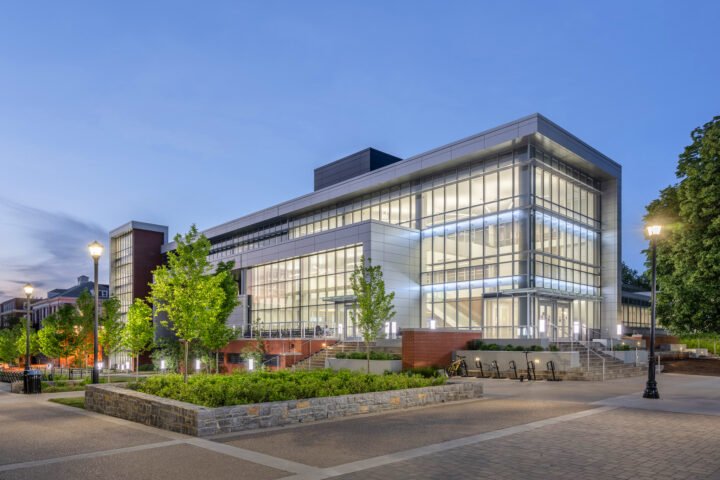 Exterior corner perspective